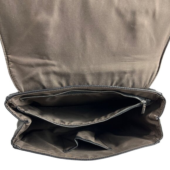 Matt And Nat Women's Adel Purity Black Vegan Leather Shoulder Crossbody Bag Sz M - Picture 8 of 16